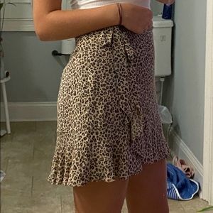 cheetah// leopard print skirt!!! SOLD!